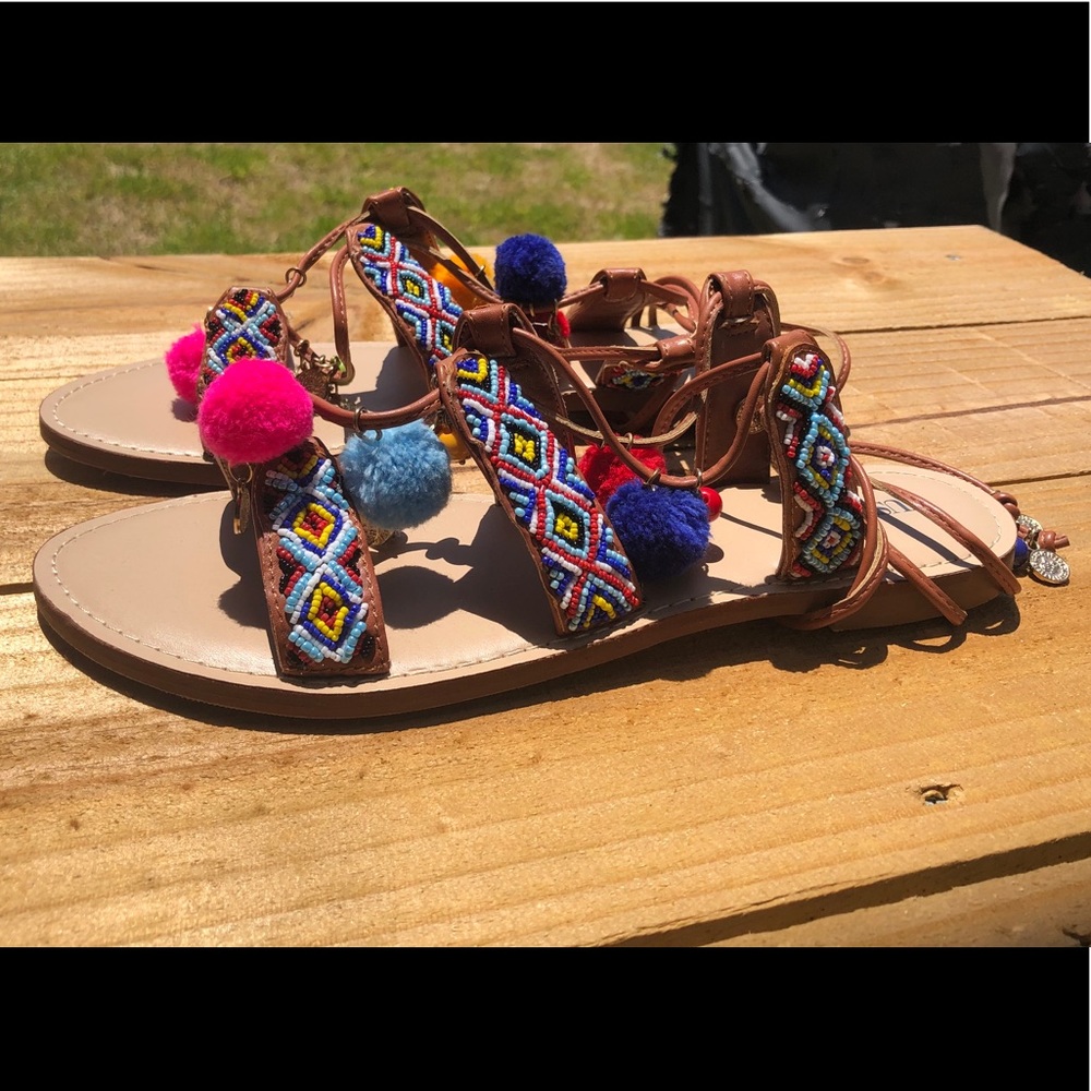 Puff Sandals